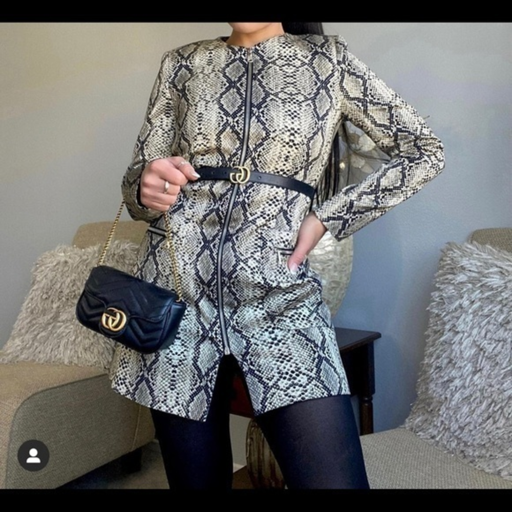Zara snake blazer dress‎
